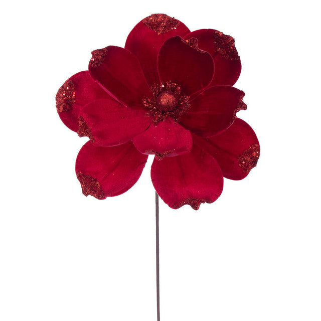 21.5" Velvet Magnolia | Red or Mocha