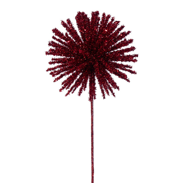 18" Red Glitter Spike Spray - Two Colors Available