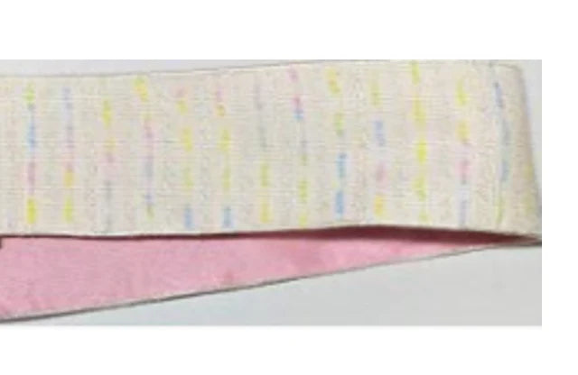 2.5" x 10YDS Spring Pastels Tweed Ribbon