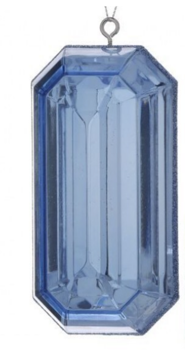 Light Blue Precious Gem Ornament