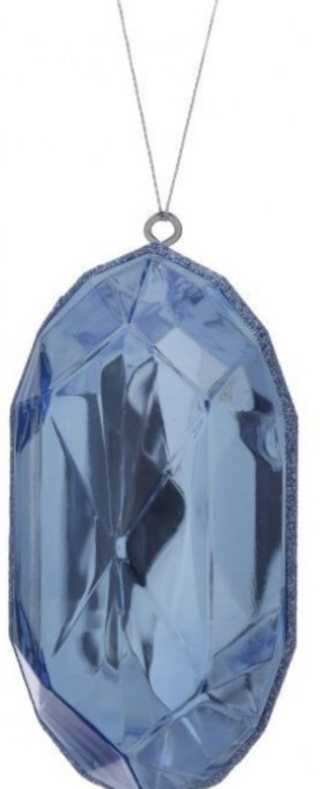 Light Blue Precious Gem Ornament