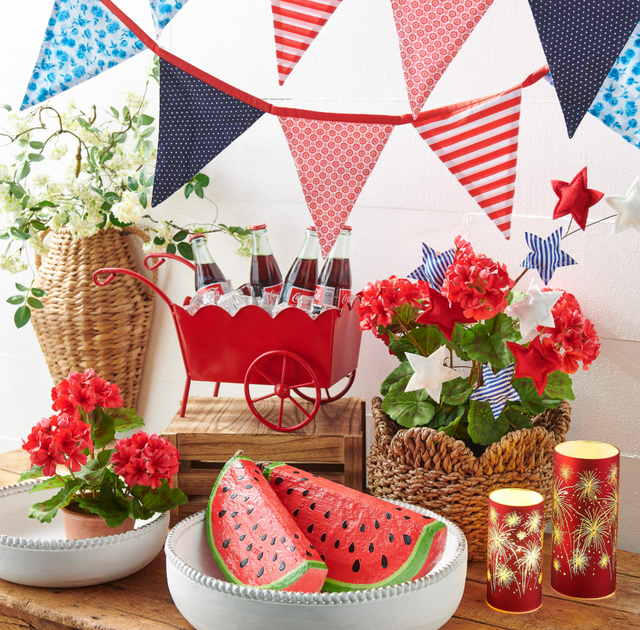 Lighted Firework Lanterns | Set of 2