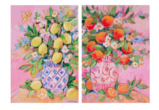 18" Citrus Arrangement Wall Art | 2 Styles Sold Separately