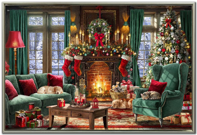 24"x36" Have A Cozy Christmas Wall Art