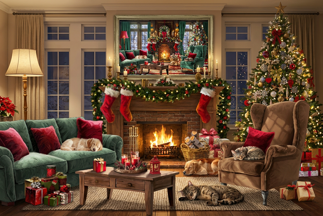 24"x36" Have A Cozy Christmas Wall Art