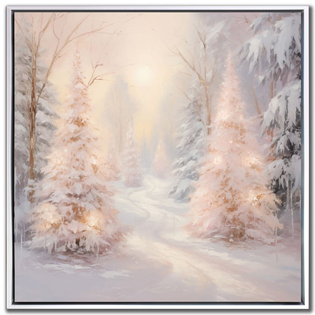 24"x24" Simple Elegance Holiday Wall Art