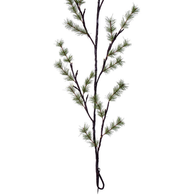 6' Green Mini Pine Twig Garland 48WW LED