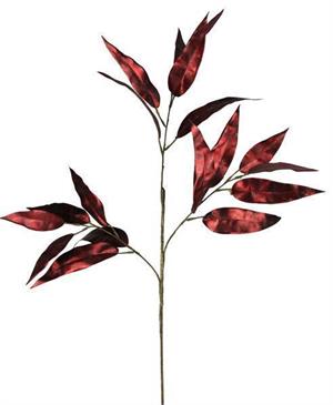 31"L Blade Eucalyptus Spray | Burgundy