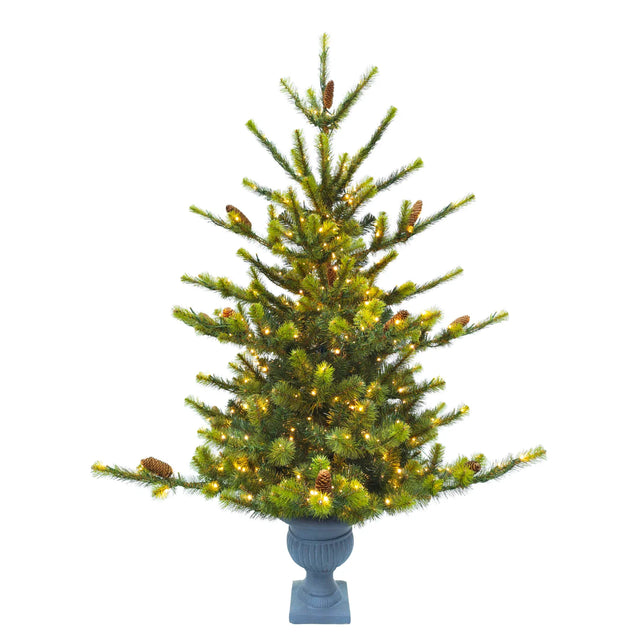 5' Deluxe Village Mixed Pine Potted Tree