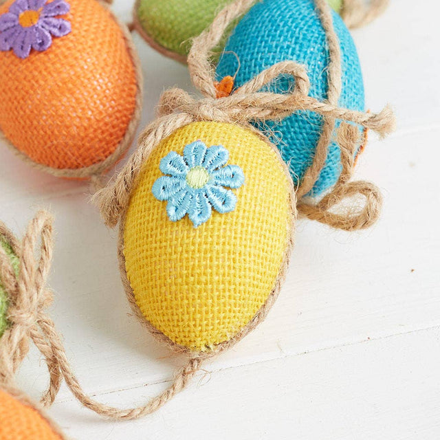 60" Easter Egg Jute Garland