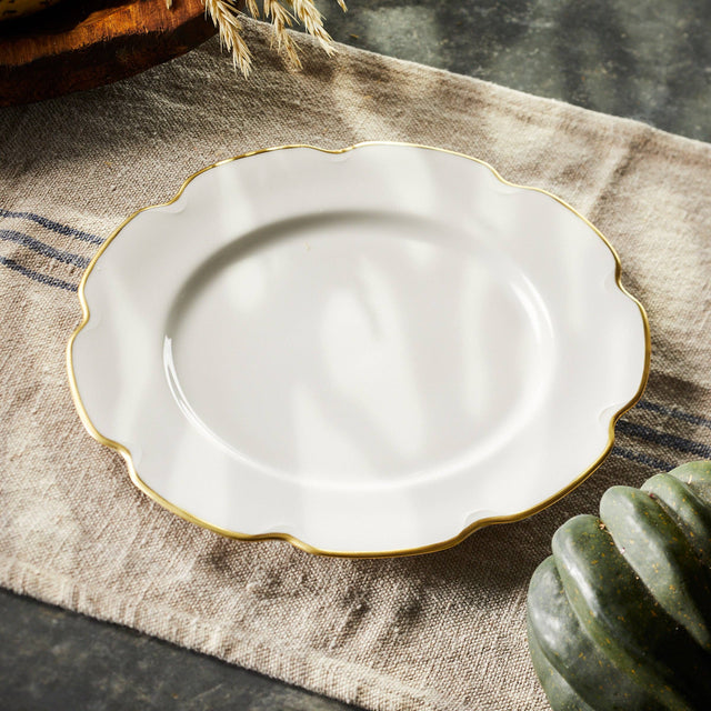 11.5" Gold Grace Charger Plate