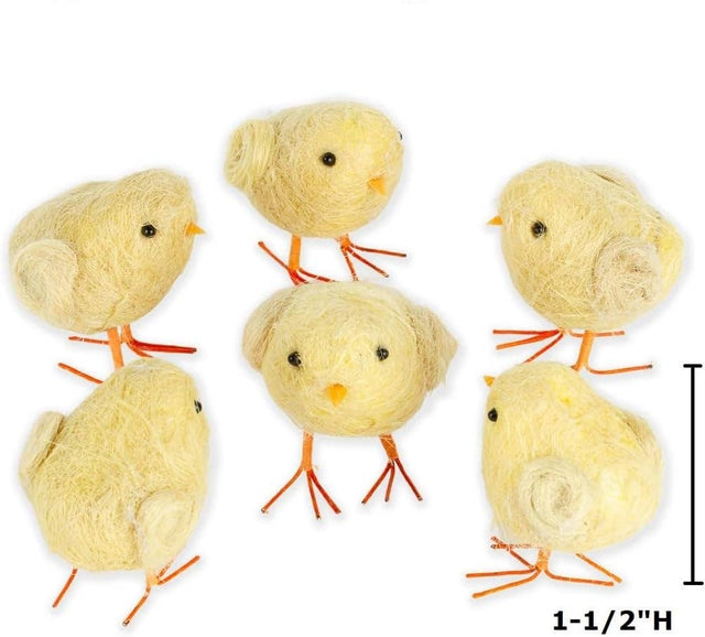 2" Baby Easter Chicks | Pack of 6