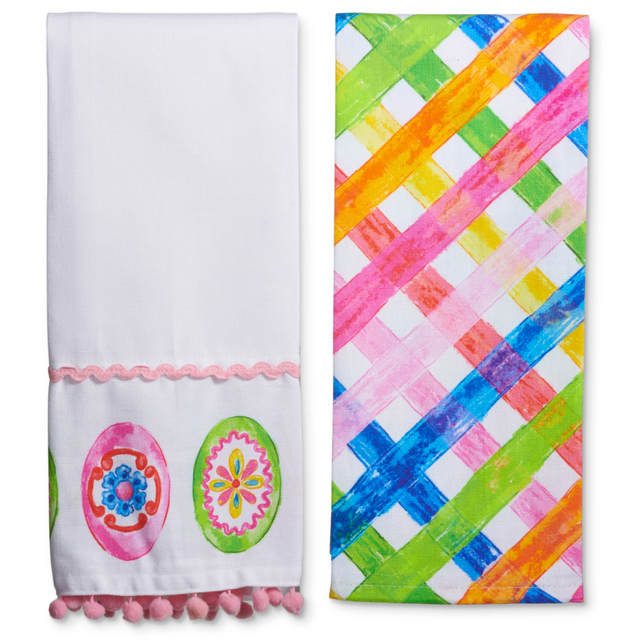 26" Sweet Weave Tea Towels / 2 Styles / Set of 2