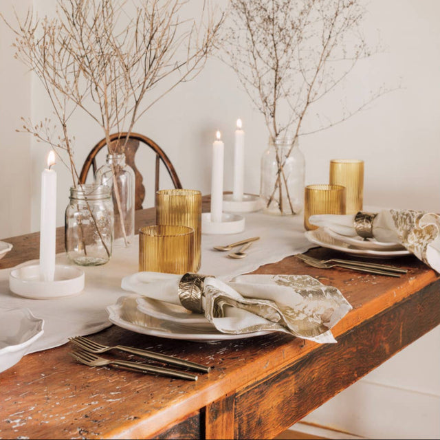 18" Gold Glimmer Napkins Set of 4