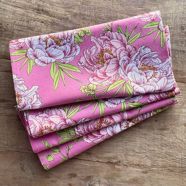 18" Pink Eloise Rose Napkin Set of 4