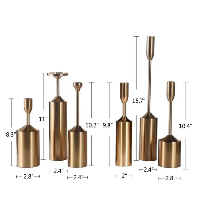 16"-8" Set of 3 Dann Foley Lifestyle| Gold Metal