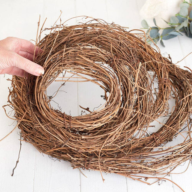 15' Dried Natural Grapevine Twig Garland