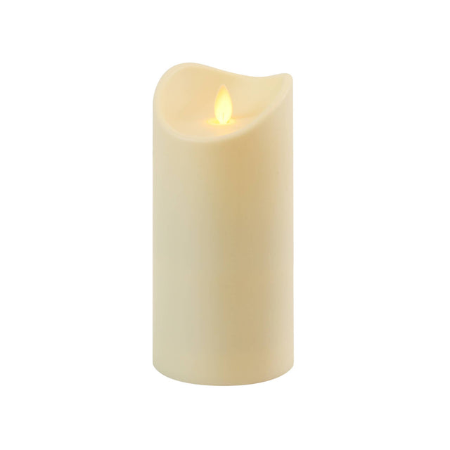 Battery-Operated 7" Pillar Candle with Moving Flame