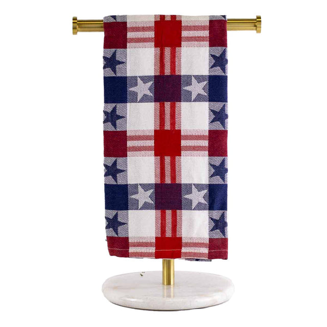 20"x28" Stars & Stripes Patriotic Hand Towel | Red, White, & Blue