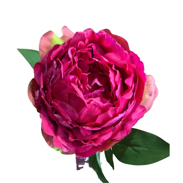 Fuchsia Faux Peony- 27"