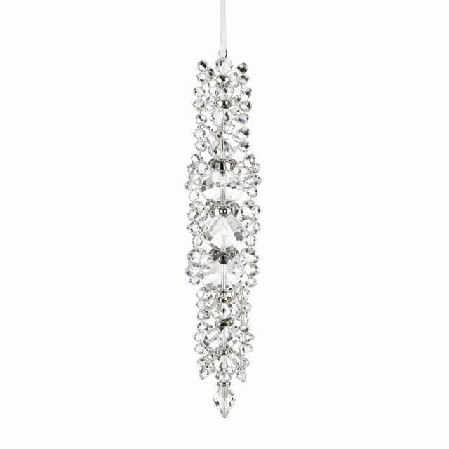 8.25" x 1.95" Crystal Tree & Bow Jewelry | Clear or Red | Sold Separately
