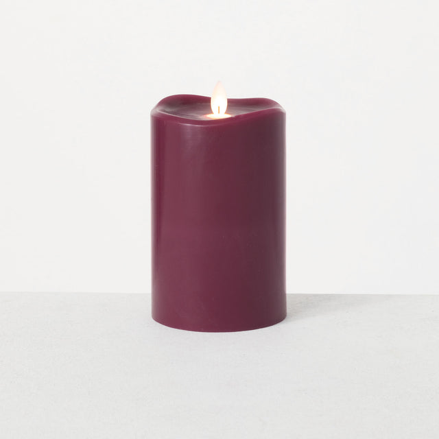 LED Wax Pillar Candles