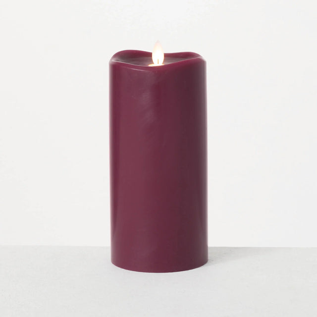 LED Wax Pillar Candles
