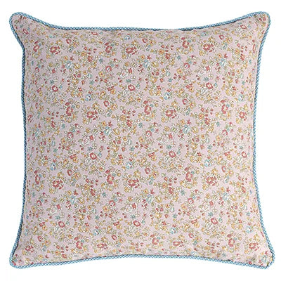 17.7" x 17.7" Pastels Floral Accent Pillow