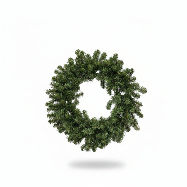 24" Green Balsam Pine Wreath with 180 Tips