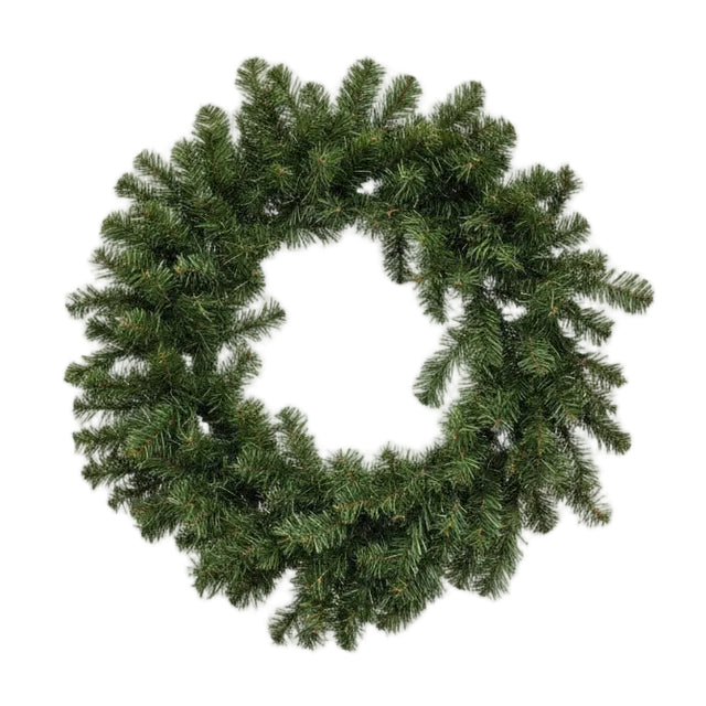 24" Green Balsam Pine Wreath with 180 Tips