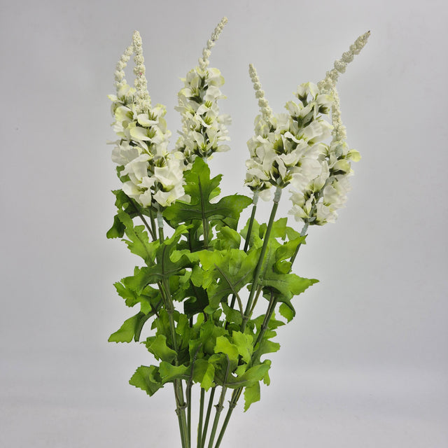 20" Cream Delphinium