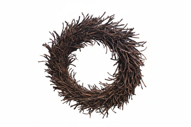 23.75" x 3.5" Brown Thick Split Vine Wreath