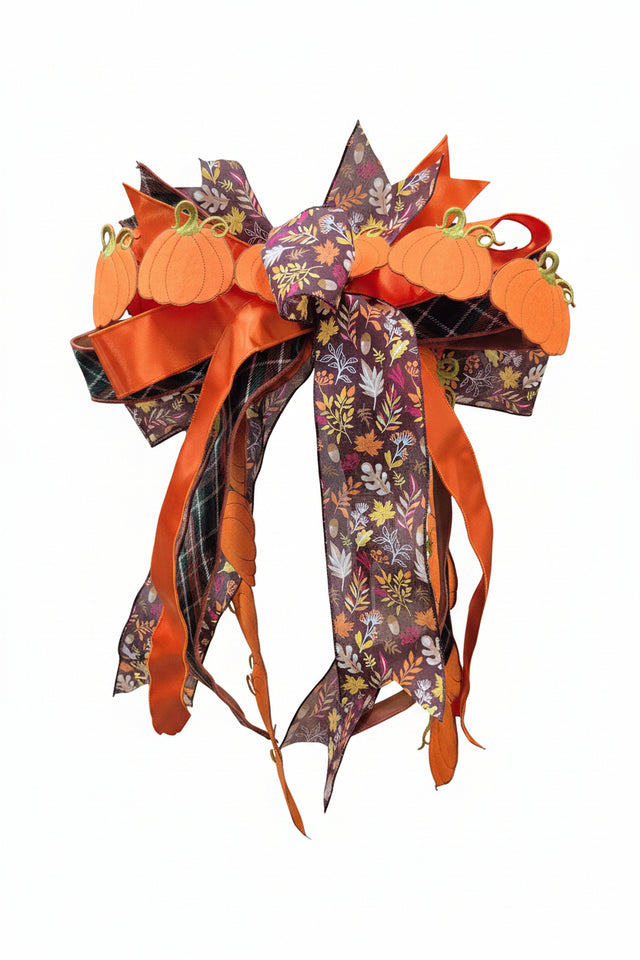 20" October & Oak Handtied Designer Bow