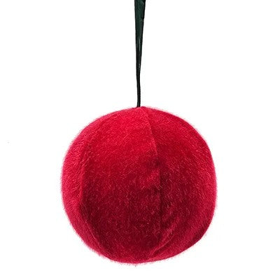 5.9" Red Ball Hanging Ornament