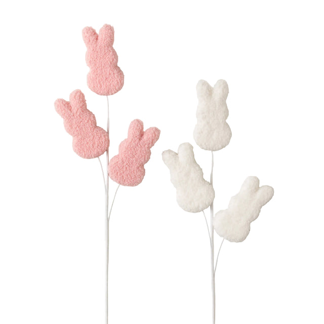 Bunny Spray Pink White