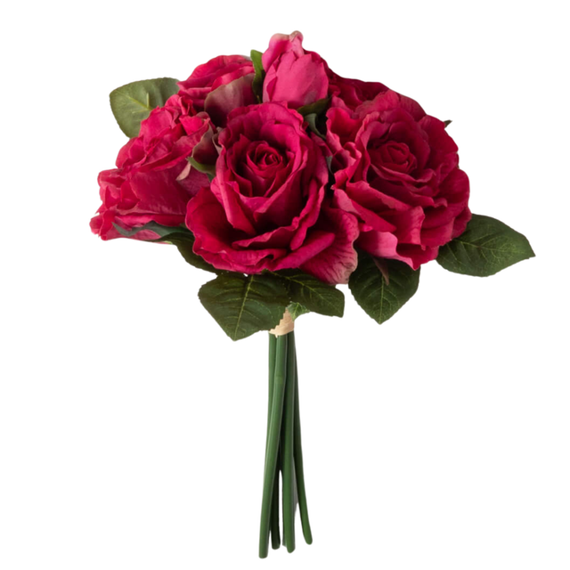 Shades of Pink Spring Tea Rose Bouquet