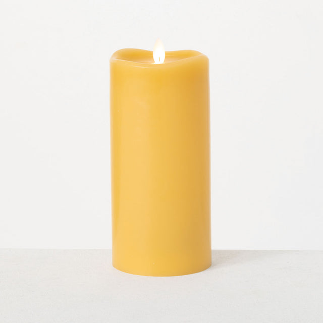 LED Wax Pillar Candles