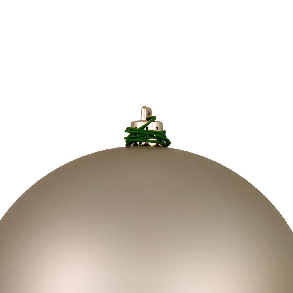 12" Oat Matte Ball UV Drilled