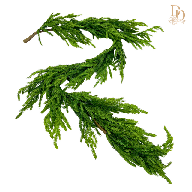 viral norfolk pine garland