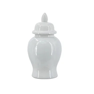 6.3" x 12" Ivory Ginger Jar