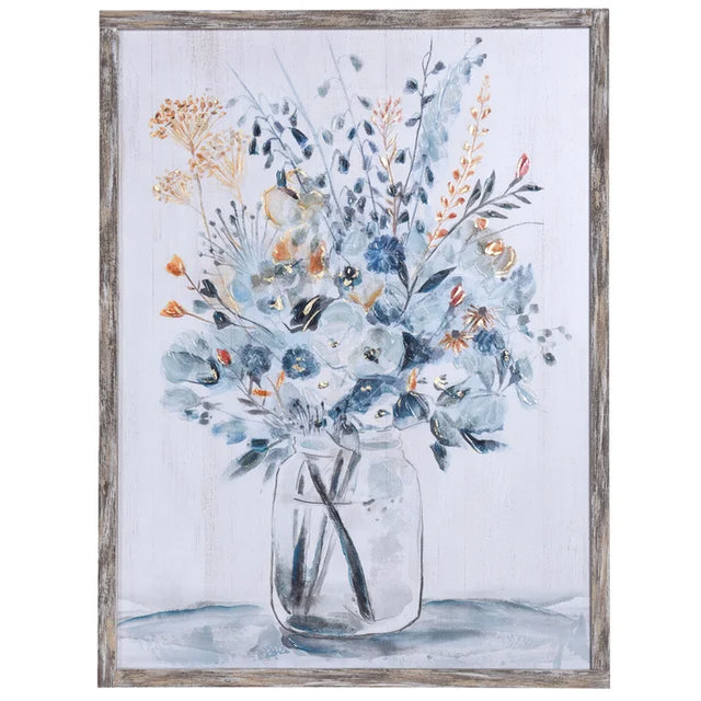 MASON BOUQUET II | Wood Print | 30in w. X 23in ht. X 1in d.