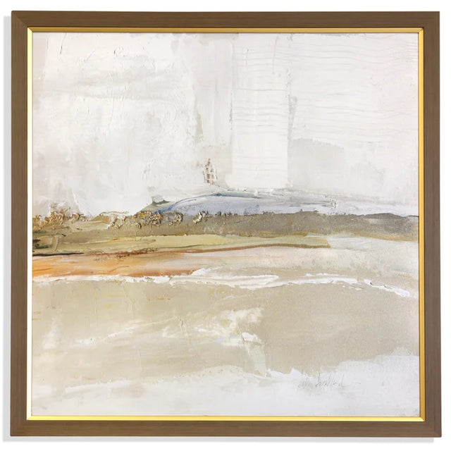 Golden Hour |Textured Framed Print | 41in x 41in