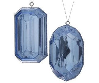 Light Blue Precious Gem Ornament