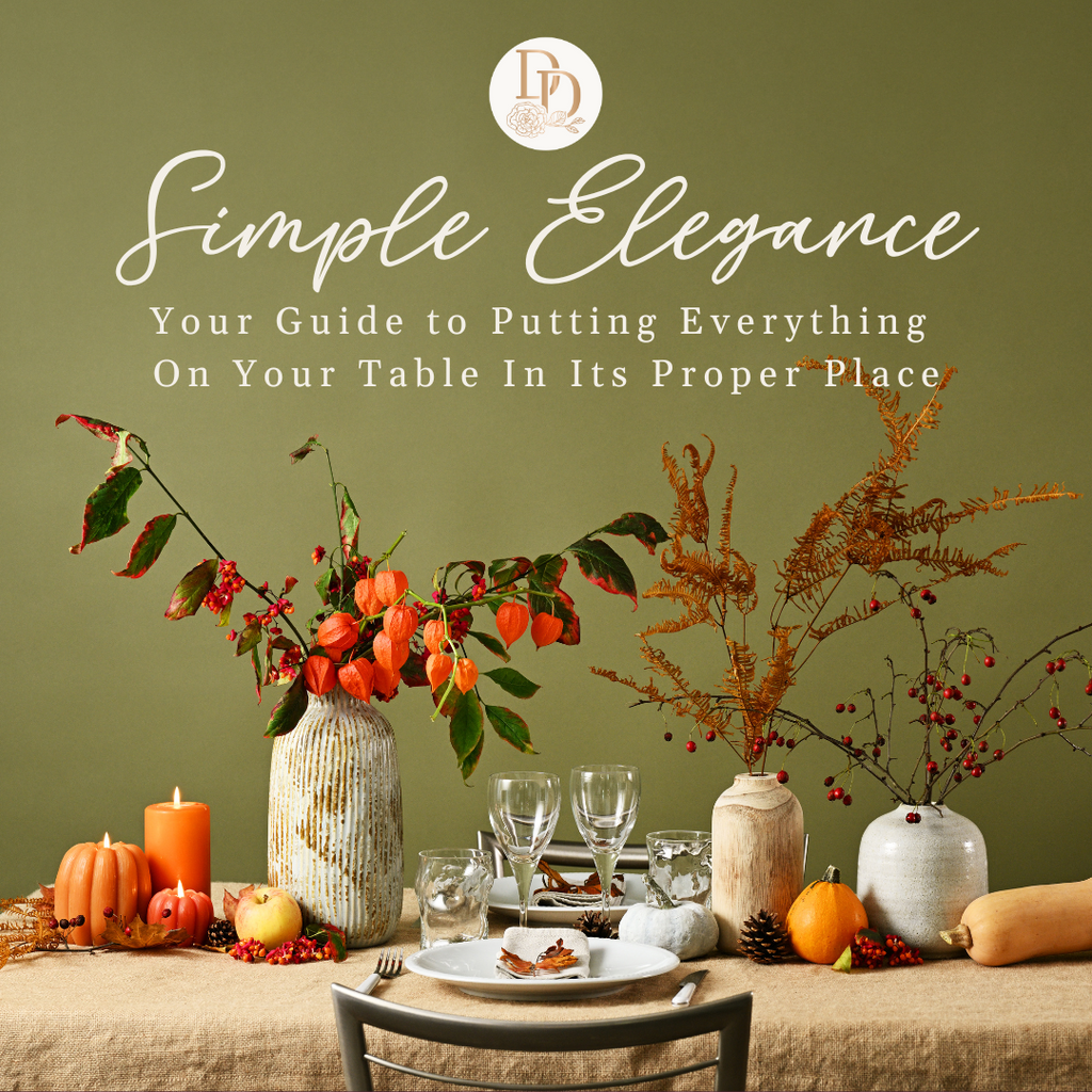 Simple Guide to Creating an Elegant Place Setting