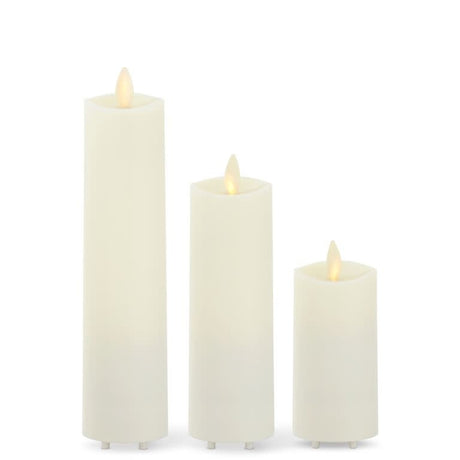 Outdoor Pillar Candles with Remote