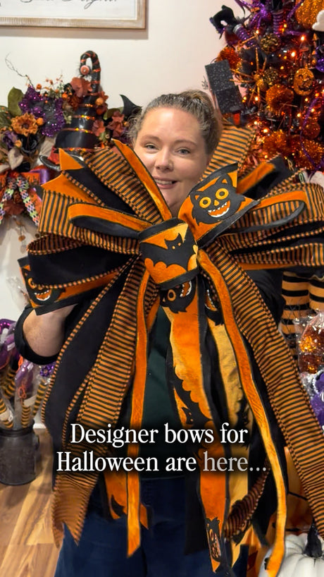 Halloween Designer Bows & Decor