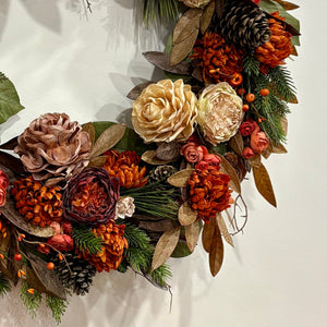 24" Harvest Gratitude Custom Fall Wreath