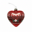 Heart Glass Glitter Ornaments Set of 2, additional view