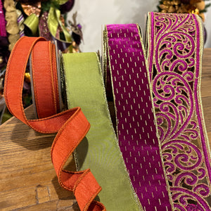 Designer Ribbon Bundle | Plum & Pistachio
