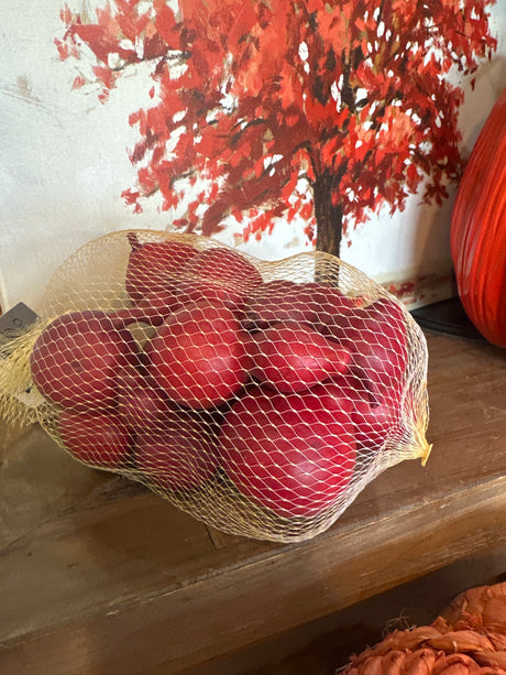 4 inchX2 inchBOTTLE GOURD BAG X 12PC BURGUNDY